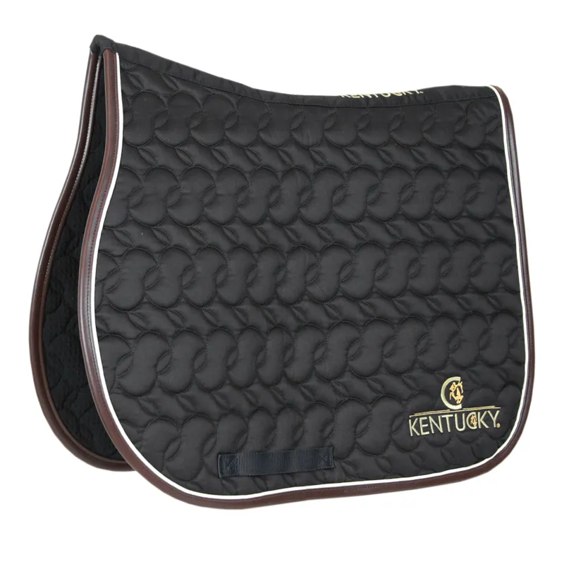 Kentucky Logo Saddle Pad Black/White/Brown