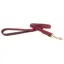 Kentucky Plaited Nylon Dog Lead Bordeaux 120cm