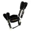 Kentucky Sheepskin Nylon Head Collar Soft Black