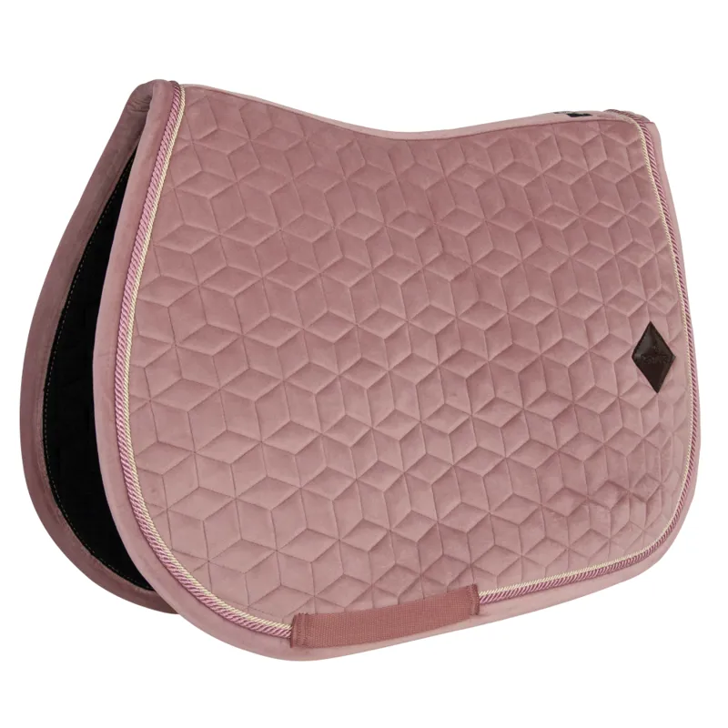 Kentucky Velvet Saddle Pad Jumping Old Rose