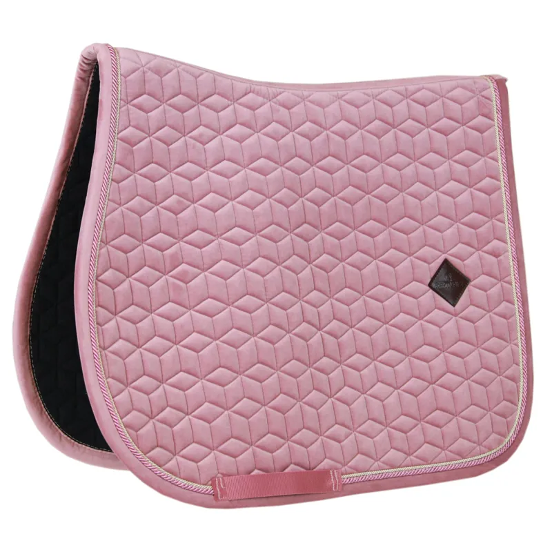 Kentucky Velvet Saddle Pad Jumping Old Rose-1