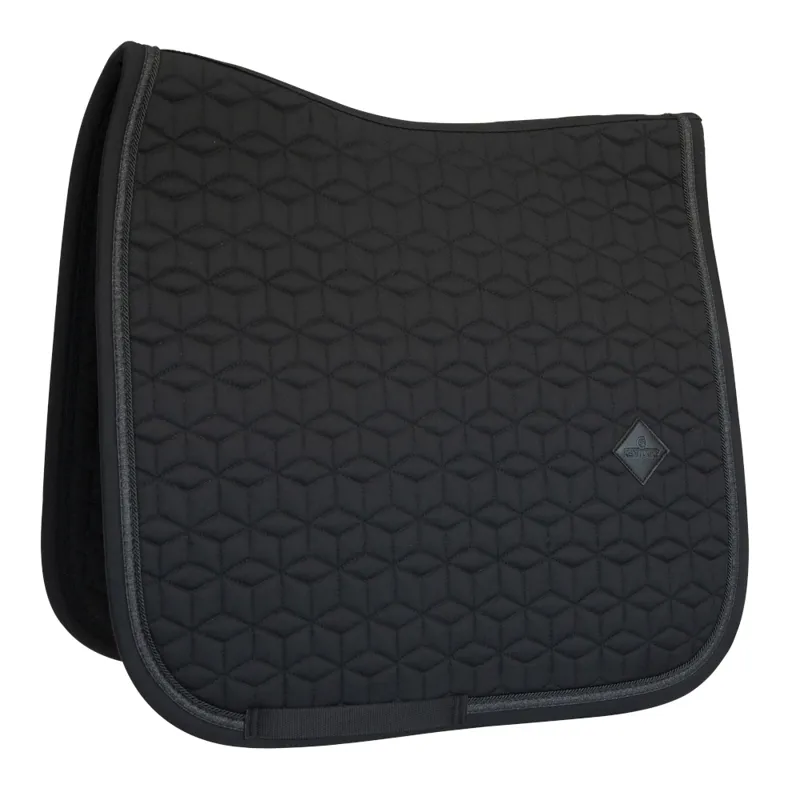 Kentucky Glitter Rope Saddle Pad Dressage Black