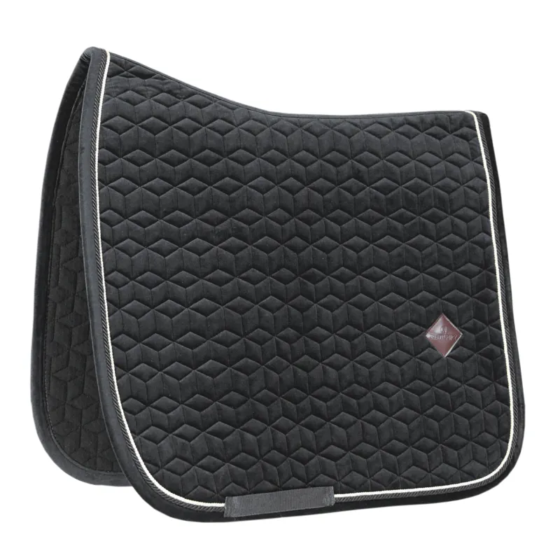 Kentucky Basic Velvet Saddle Pad Dressage Black