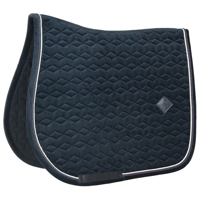 Kentucky Basic Velvet Saddle Pad Jumping Black