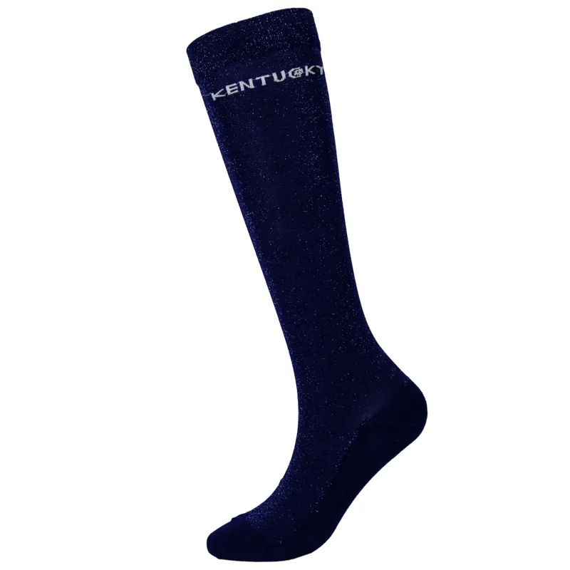 Kentucky Glitter Socks Navy