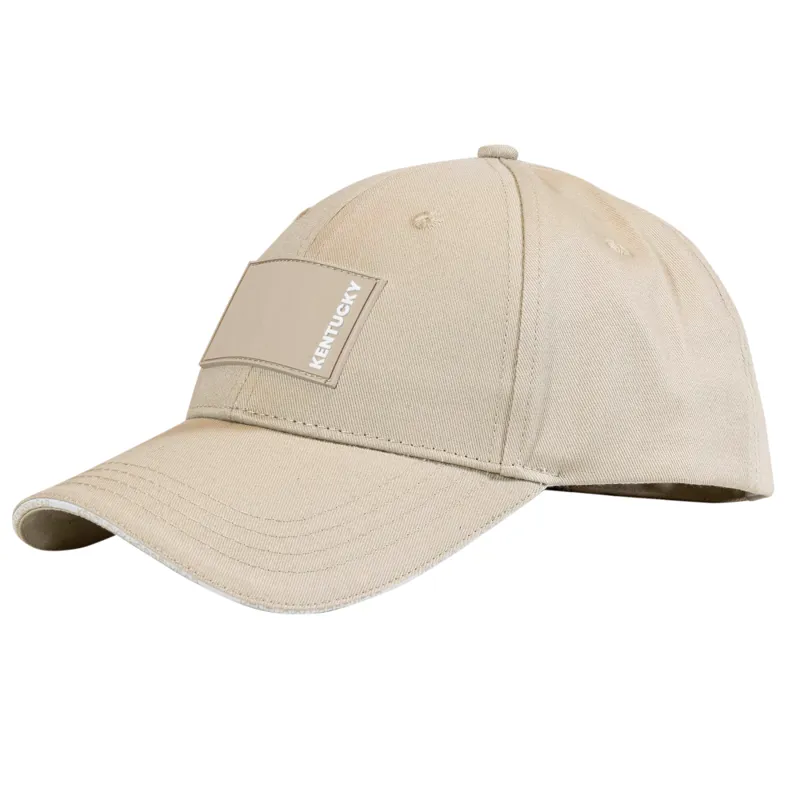 Kentucky Baseball Cap Rubber Logo Beige