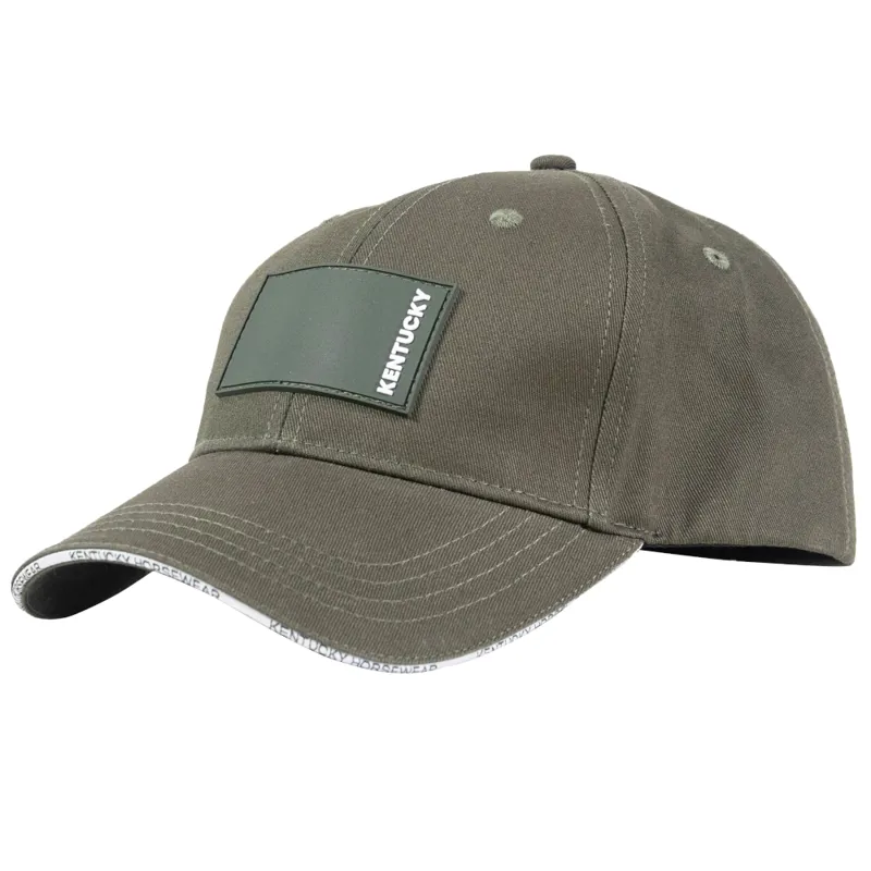 Kentucky Baseball Cap Rubber Logo Dark Green