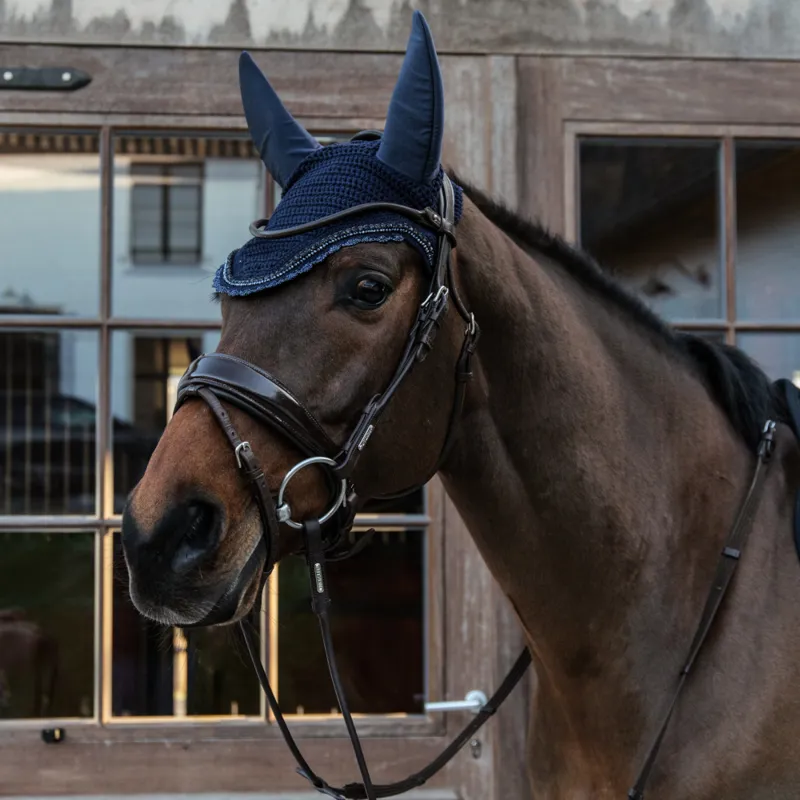 Kentucky Fly Veil Wellington Stone and Pearl Soundless Dark Navy-1