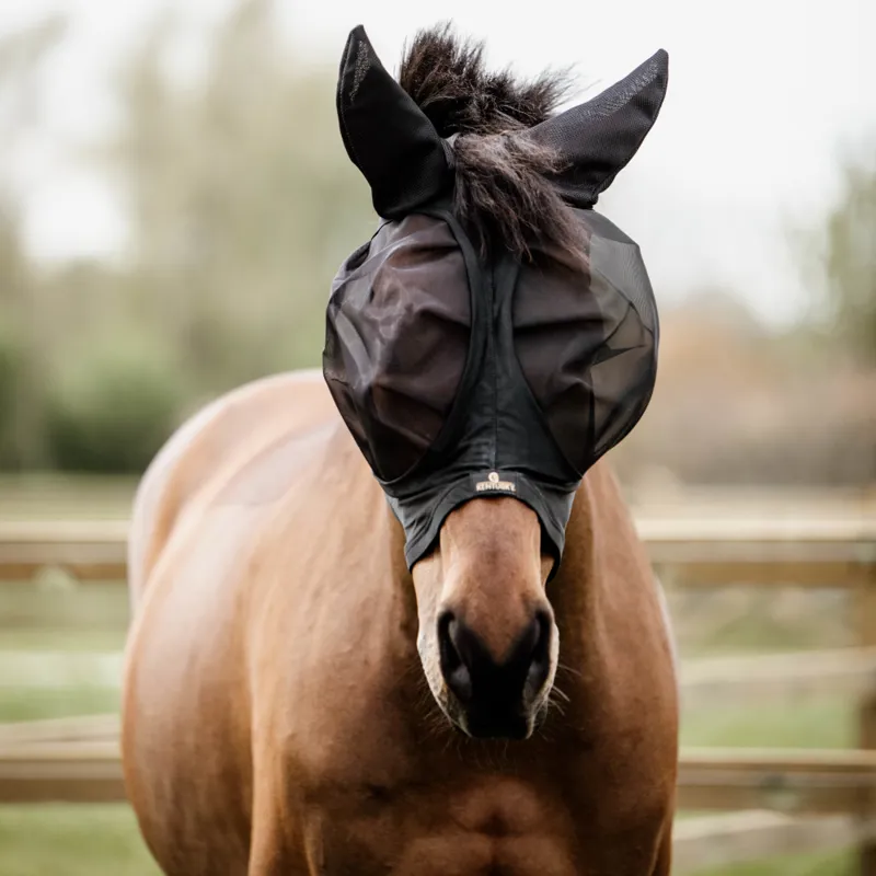 Kentucky Fly Mask Slim Fit Black