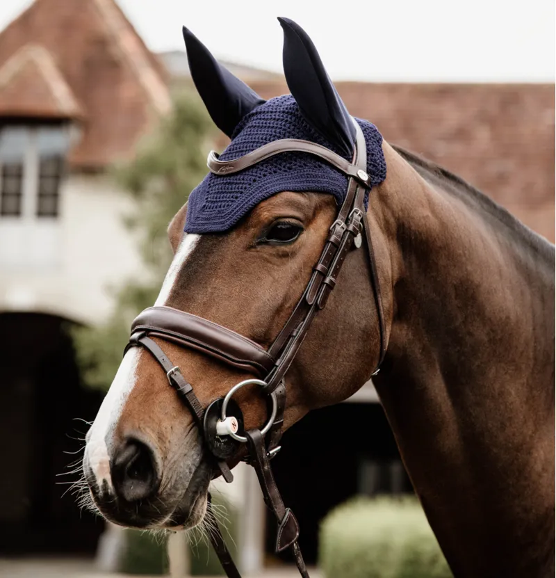 Kentucky Fly Veil Wellington Dark Navy-1