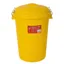 Gorilla Bin with Clip Lid 80L - Yellow