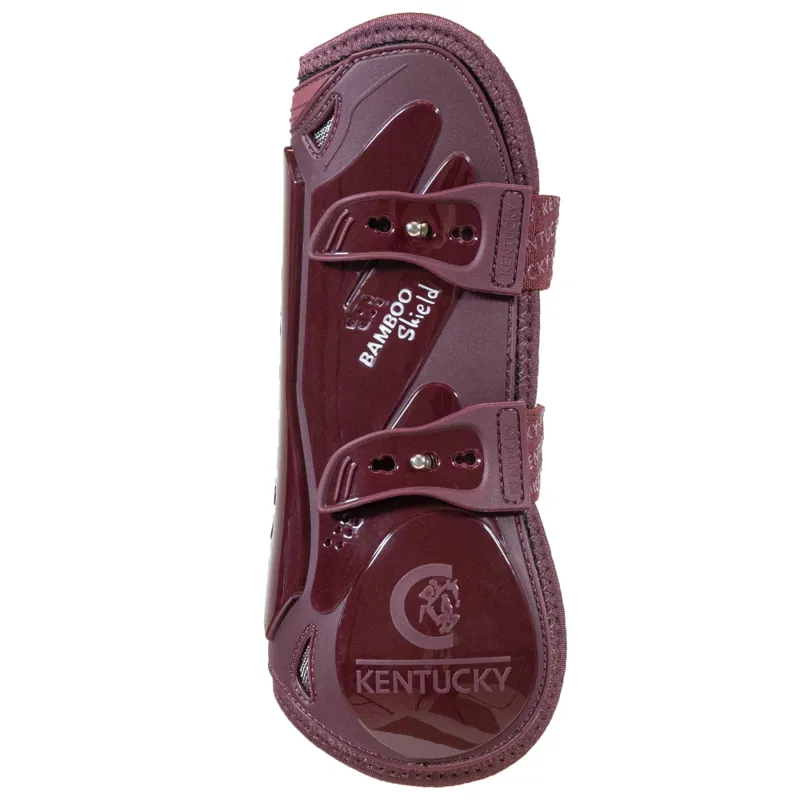 Kentucky Tendon Boots Bamboo Shield Elastic Bordeaux Medium