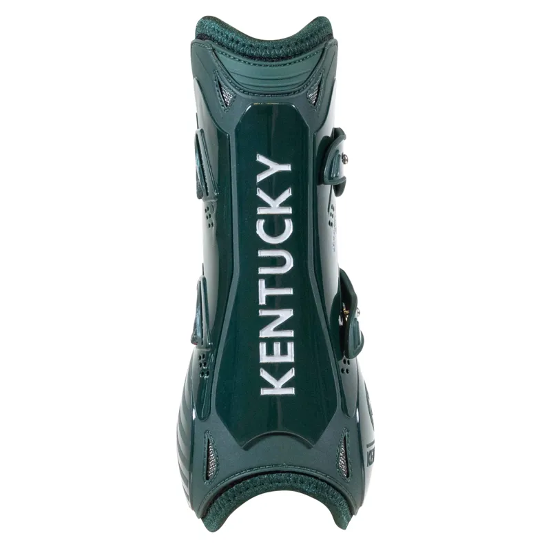 Kentucky Tendon Boots Bamboo Shield Elastic Dark Green Medium-2