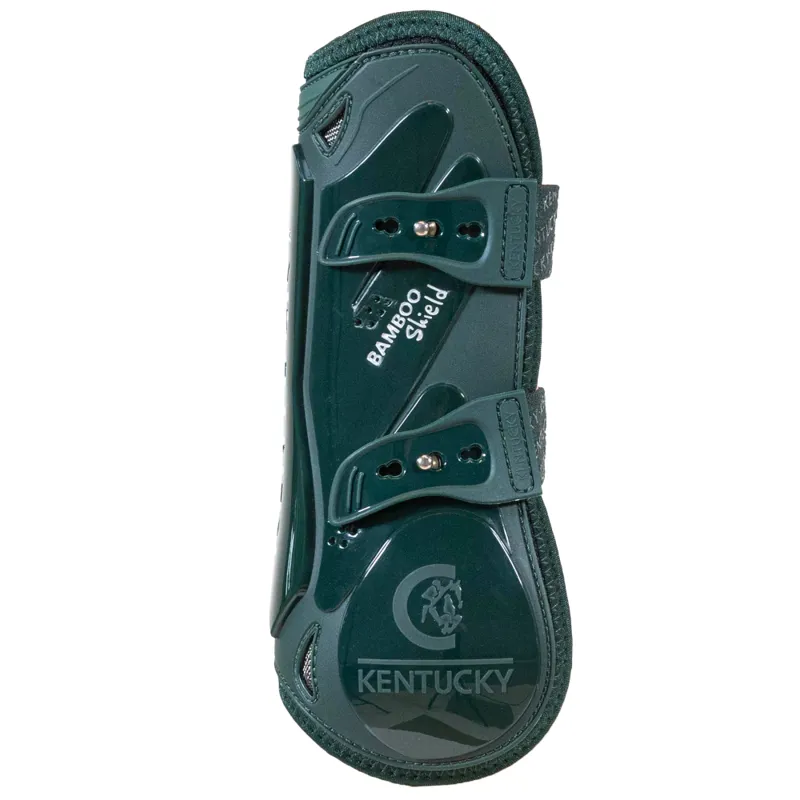 Kentucky Tendon Boots Bamboo Shield Elastic Dark Green Medium
