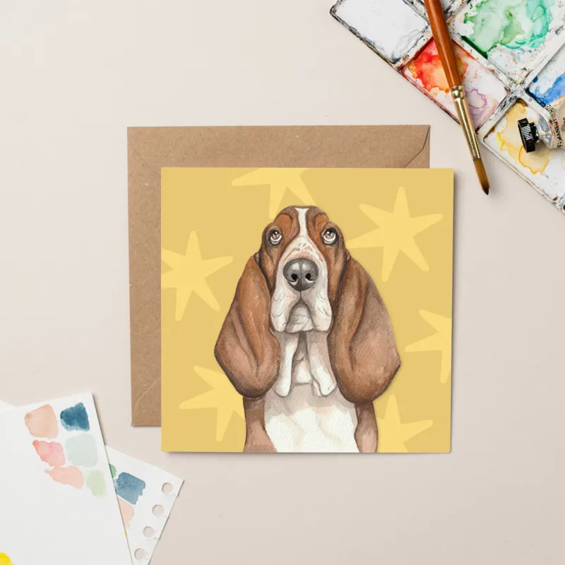 Lil Wabbit Dog Card - Benji