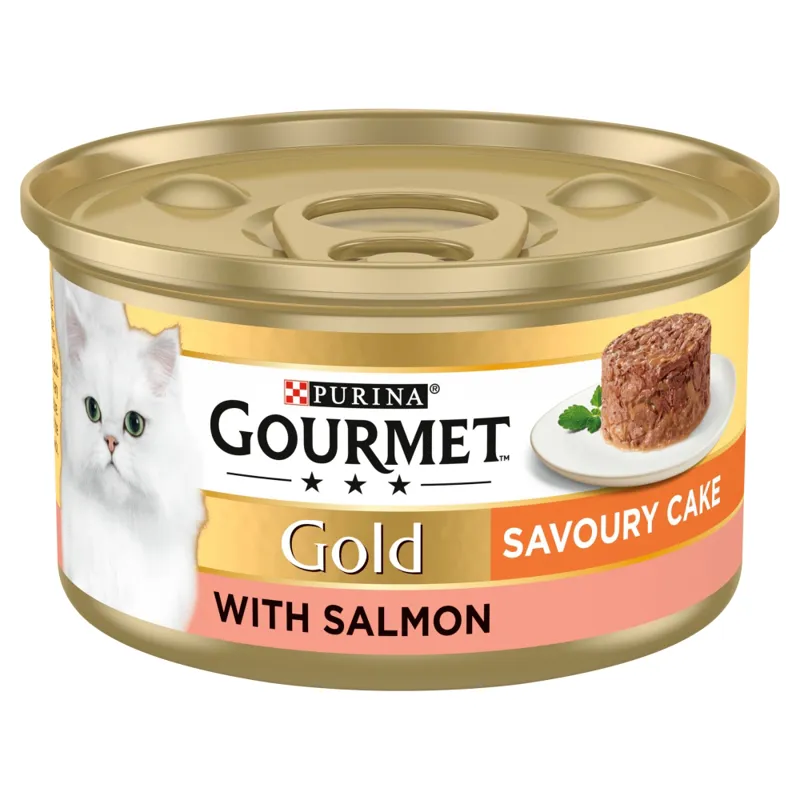 Gourmet Gold Savoury Cake Salmon 85g