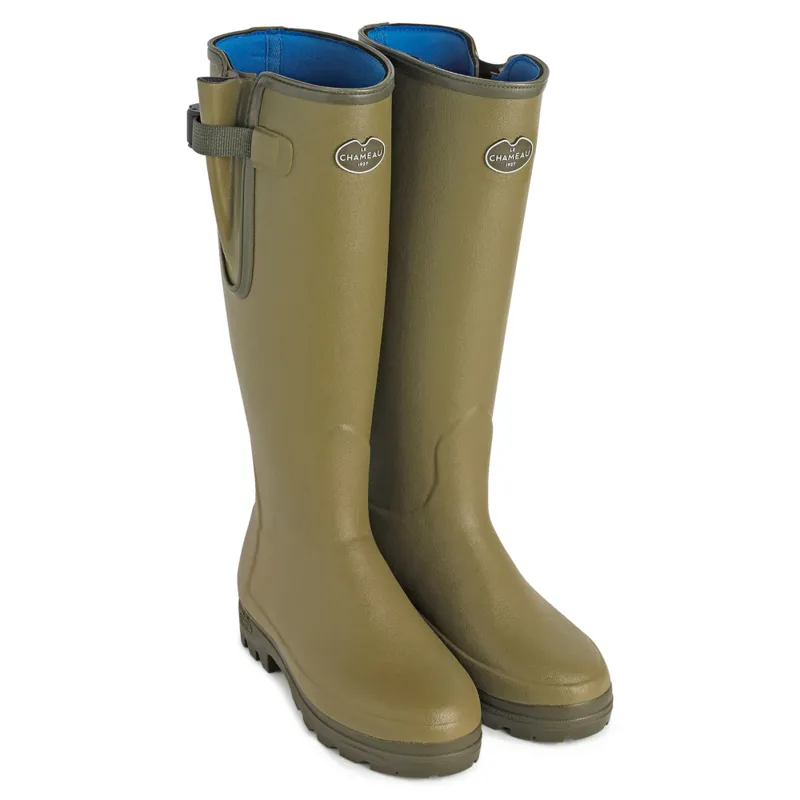 Le Chameau Ladies Vierzonord Wellingtons Green
