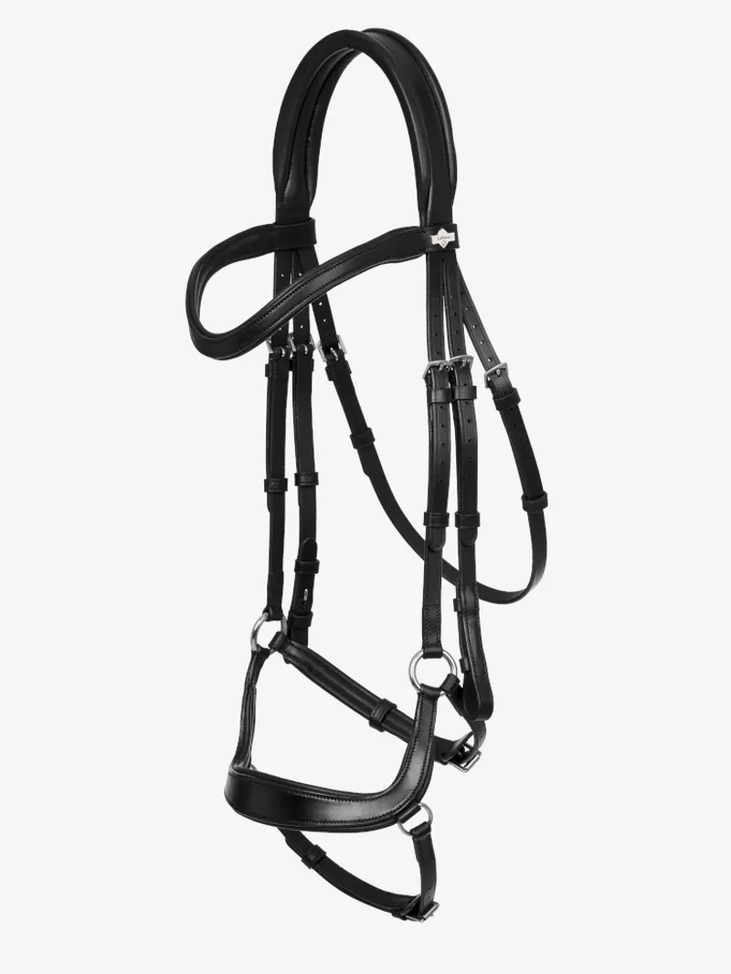 LeMieux Arika Drop Bridle Black/Silver