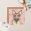Lil Wabbit Dog Card - Misty