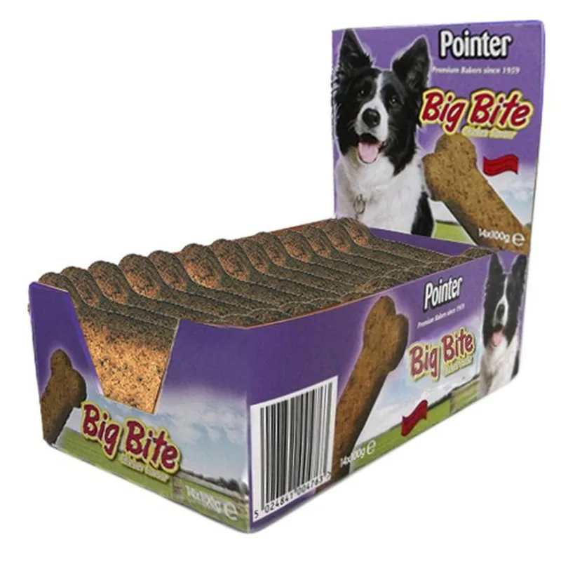 Pointer Big Bite Biscuits Chicken 100g
