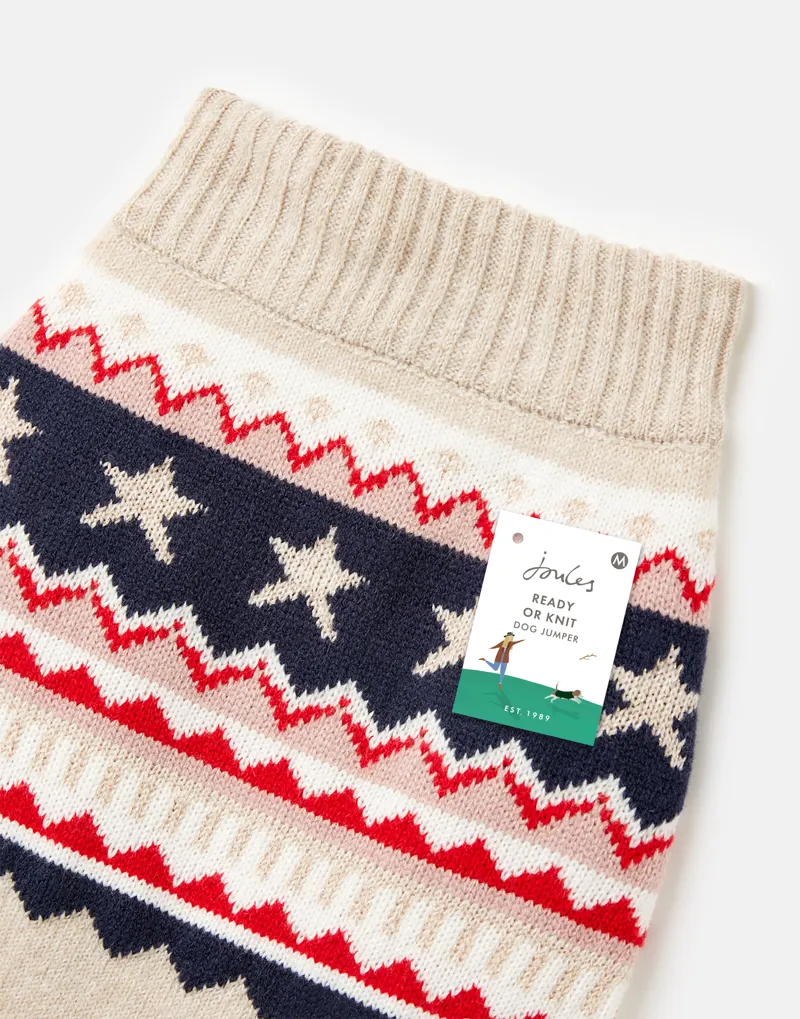 Joules Fairisle Dog Jumper-4