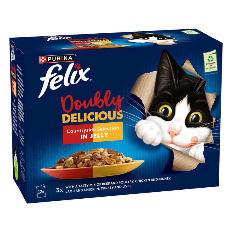 Felix As Good As It Looks Pouches Doubly Delicious 12x85g