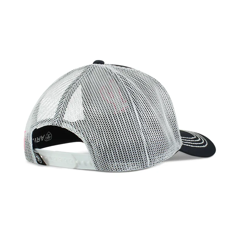 Ariat Ladies Serape Cactus Trucker Cap Navy-1