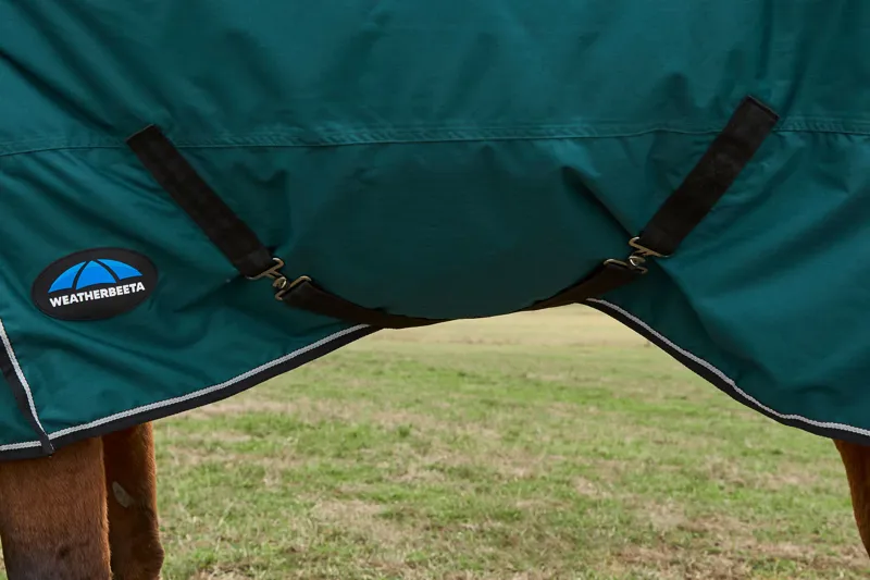 Weatherbeeta ComFiTech Classic Turnout Rug Combo Neck 220g Forest Green/Black-5