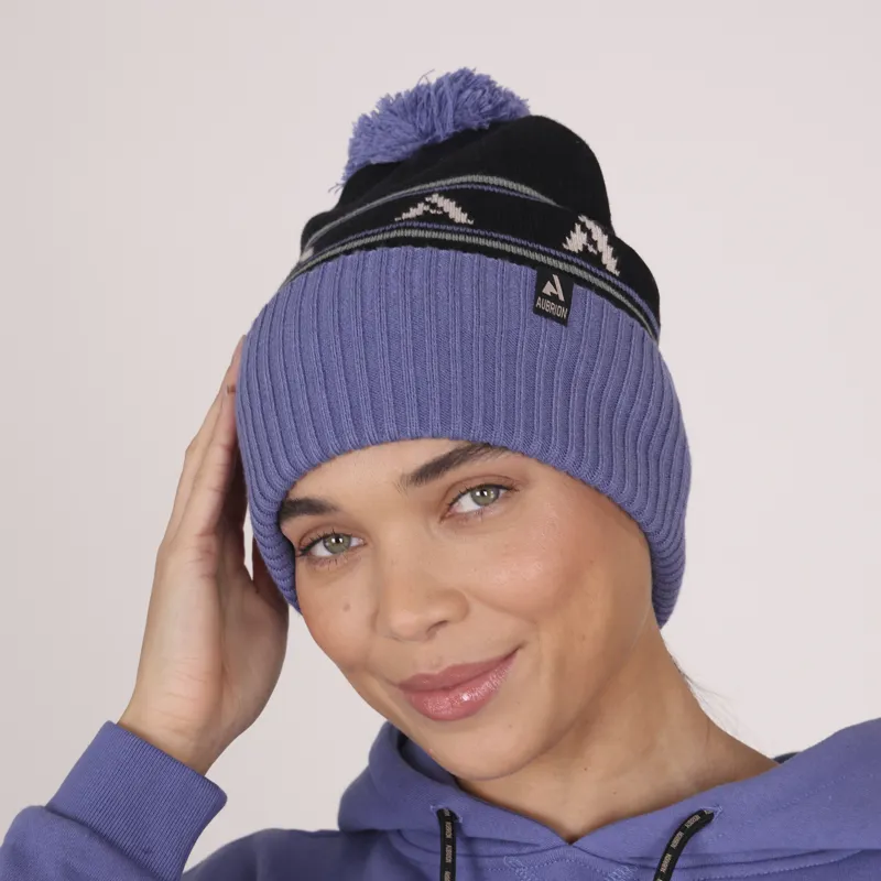 Aubrion React Bobble Hat Sky/Shadow-2