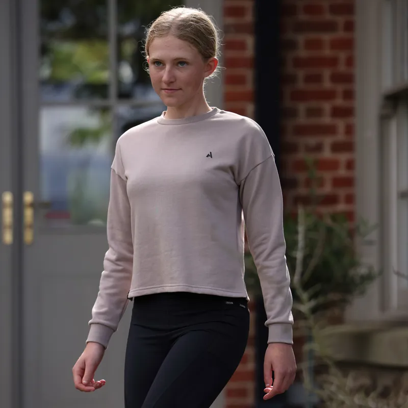 Aubrion Young Rider React Sweathsirt Sand-2