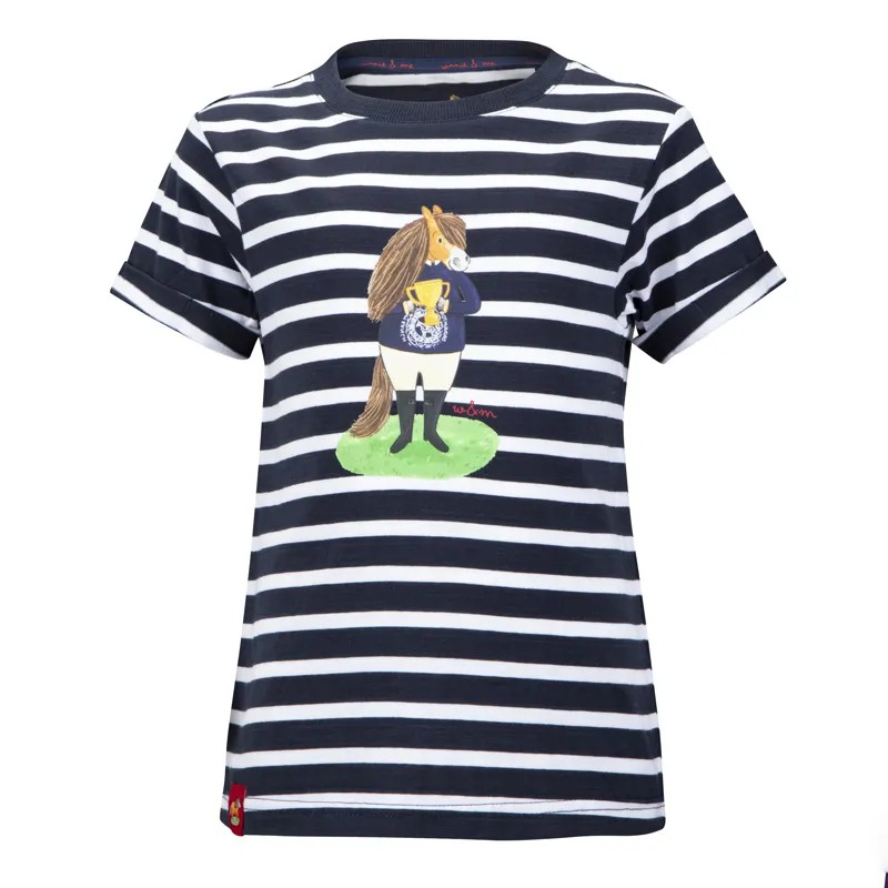 Winnie And Me T-Shirt Navy Stripe
