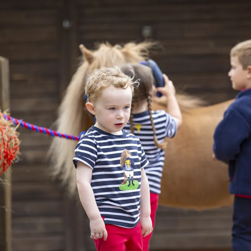 Winnie And Me T-Shirt Navy Stripe-2