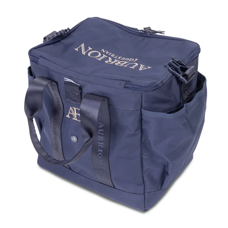 Aubrion Equestrian Grooming Kit Bag Navy-1