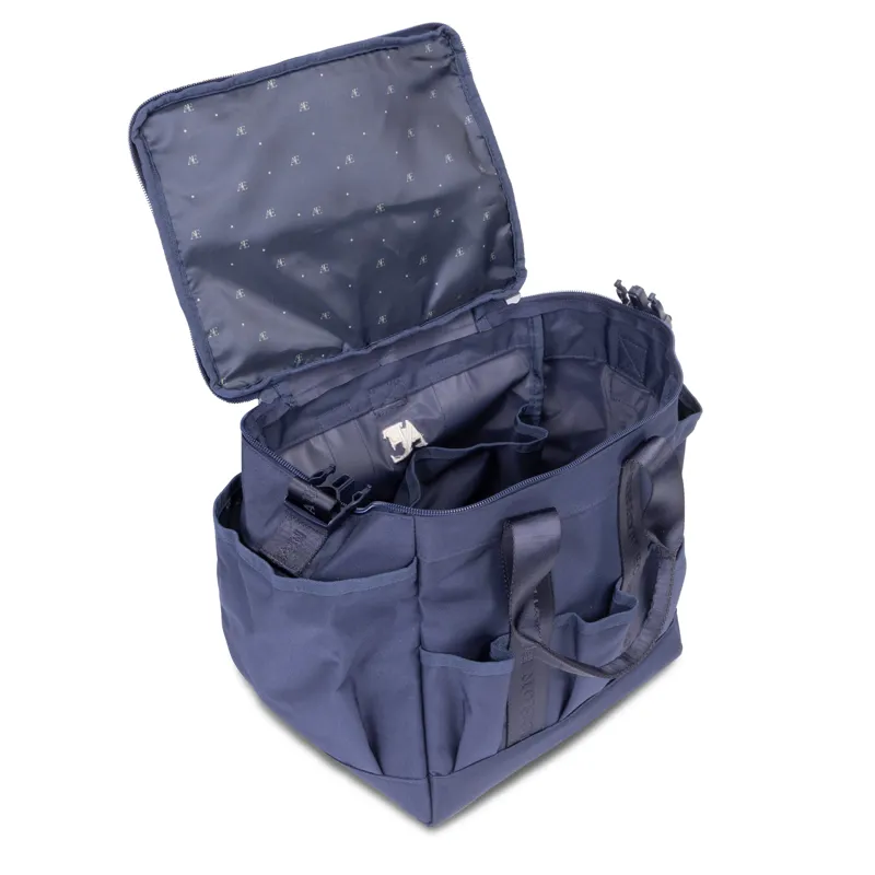 Aubrion Equestrian Grooming Kit Bag Navy-2