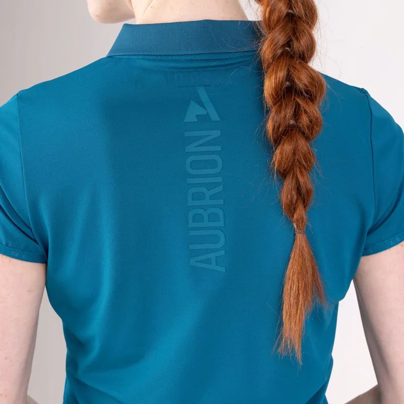 Aubrion React Tech Polo Kingfisher-3