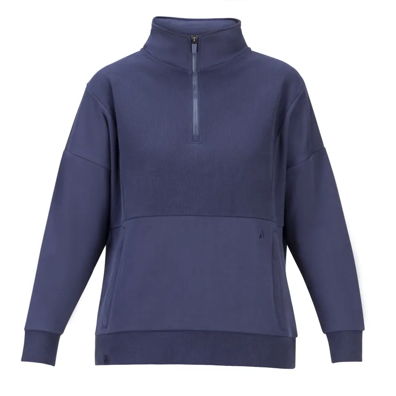 Aubrion React Quarter Zip Sweatshirt Midnight