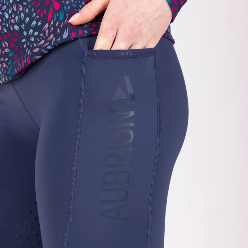 Aubrion React Non Stop Riding Tights Midnight-3
