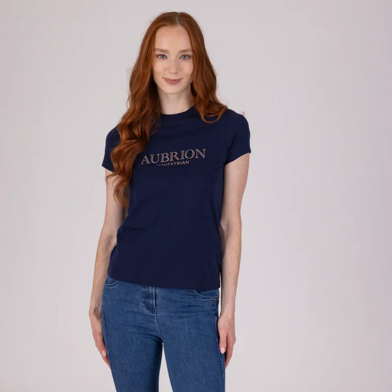 Aubrion Equestrian T-Shirt Midnight-1