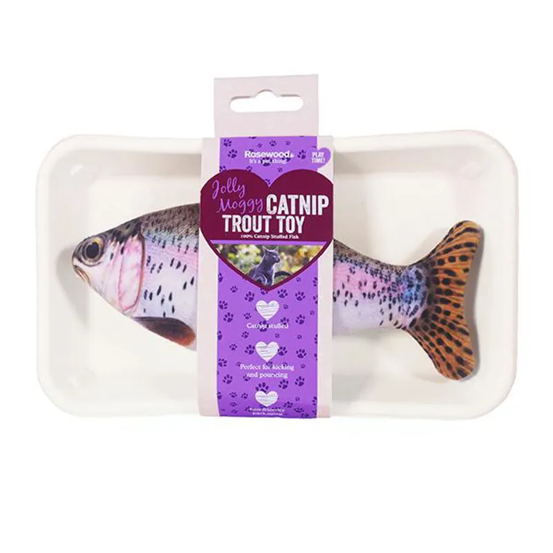 Jolly Moggy Catnip Trout Toy