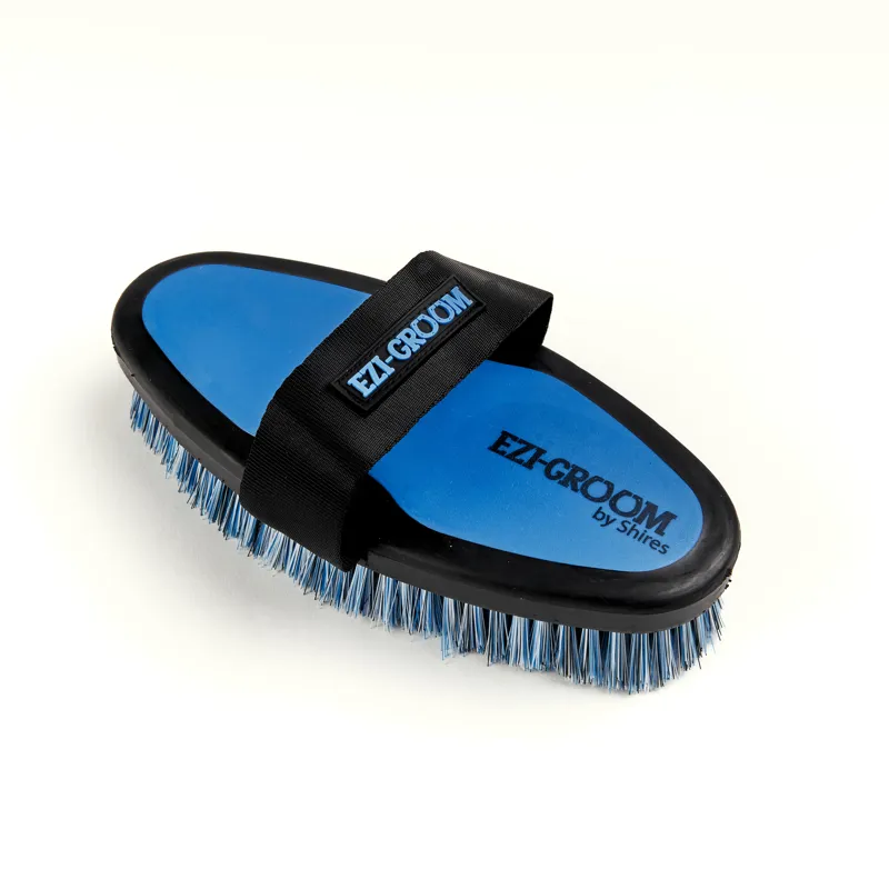 Ezi-Groom Grip Body Brush Large Blue