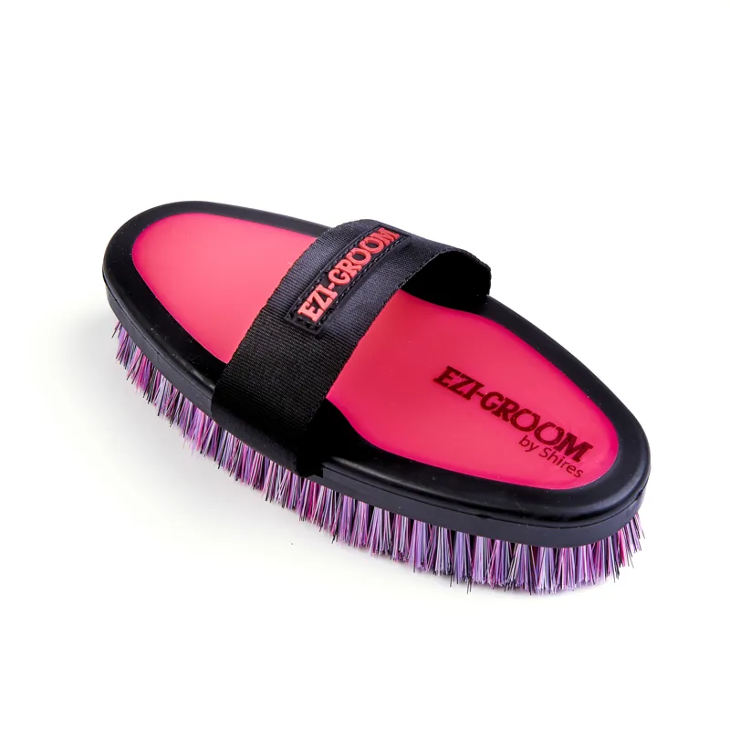 Ezi-Groom Body Wash Brush Pink