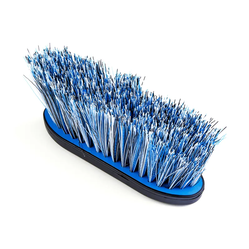 Ezi-Groom Grip Long Bristle Dandy Brush Blue-1