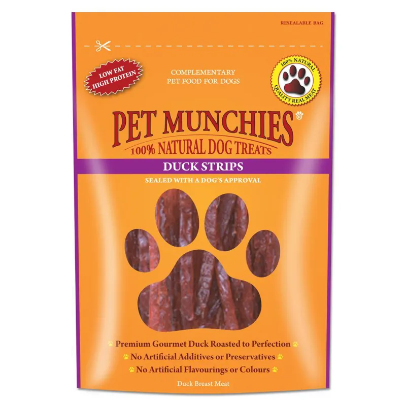 Pet Munchies Duck Strips