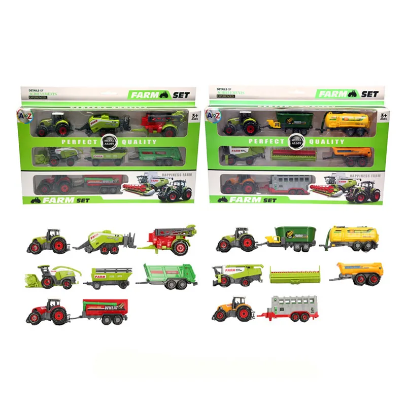 Farm Machine 8 Piece Play Set Assorted