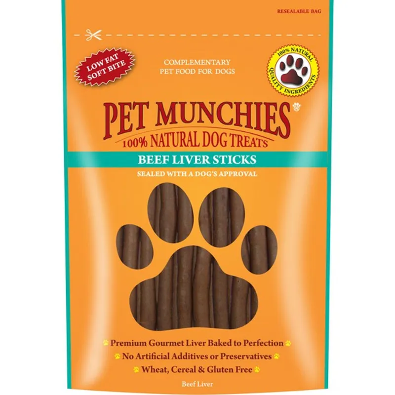 Pet Munchies Beef and Liver Stick 90g