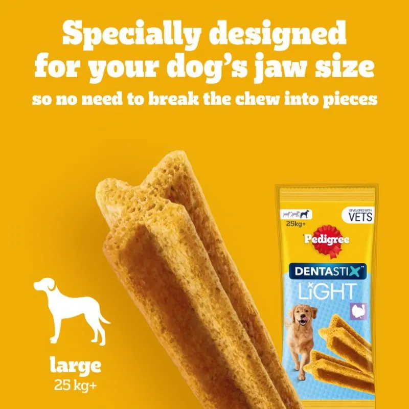 Pedigree Dentastix Light 4 Sticks Large-2