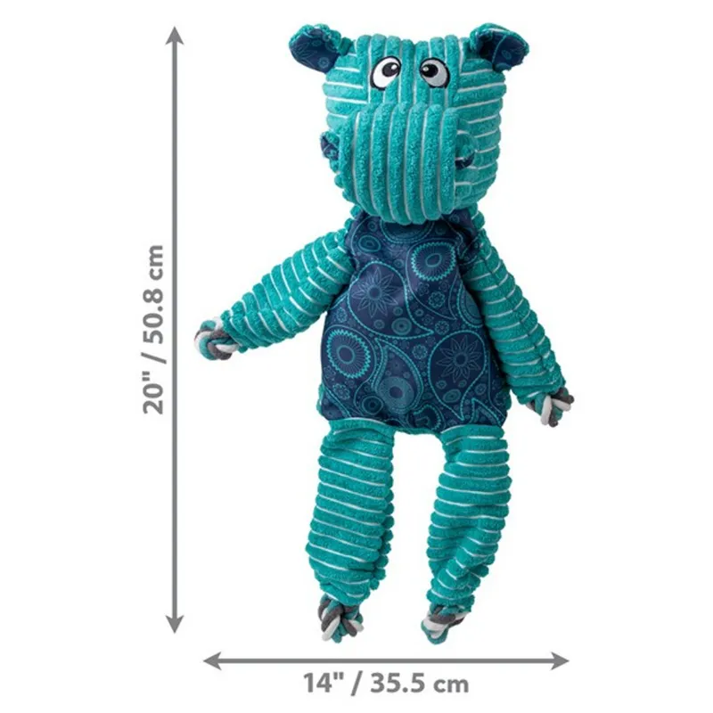KONG Floppy Knots Hippo Jumbo X-Large-1