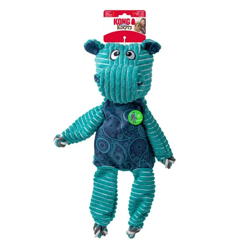 KONG Floppy Knots Hippo Jumbo X-Large
