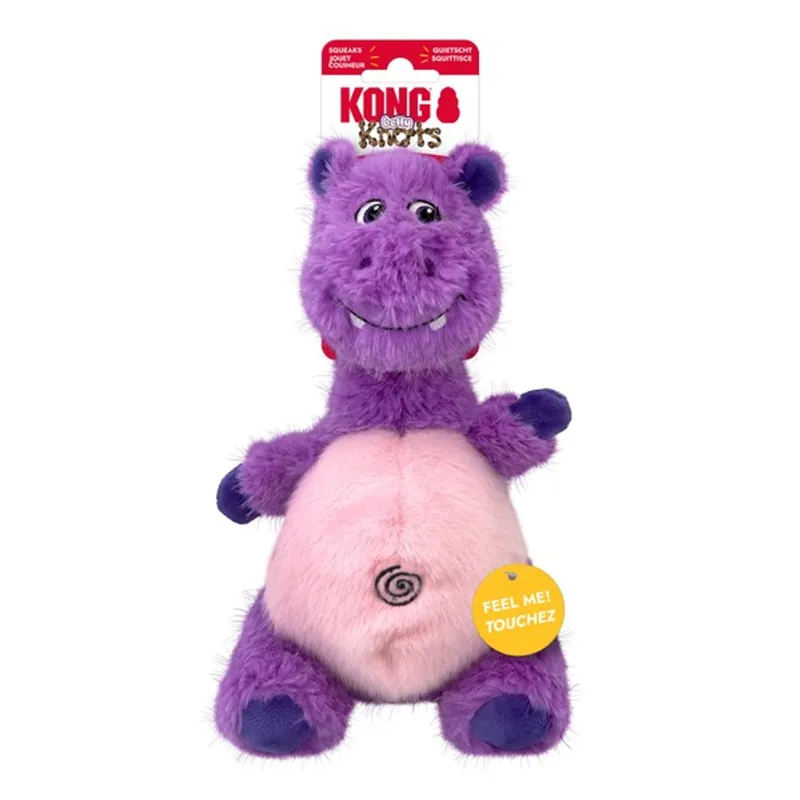 KONG Knots Belly Hippo Medium Large