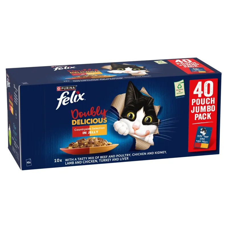 Felix As Good As It Looks Pouches Doubly Delicious 40x85g